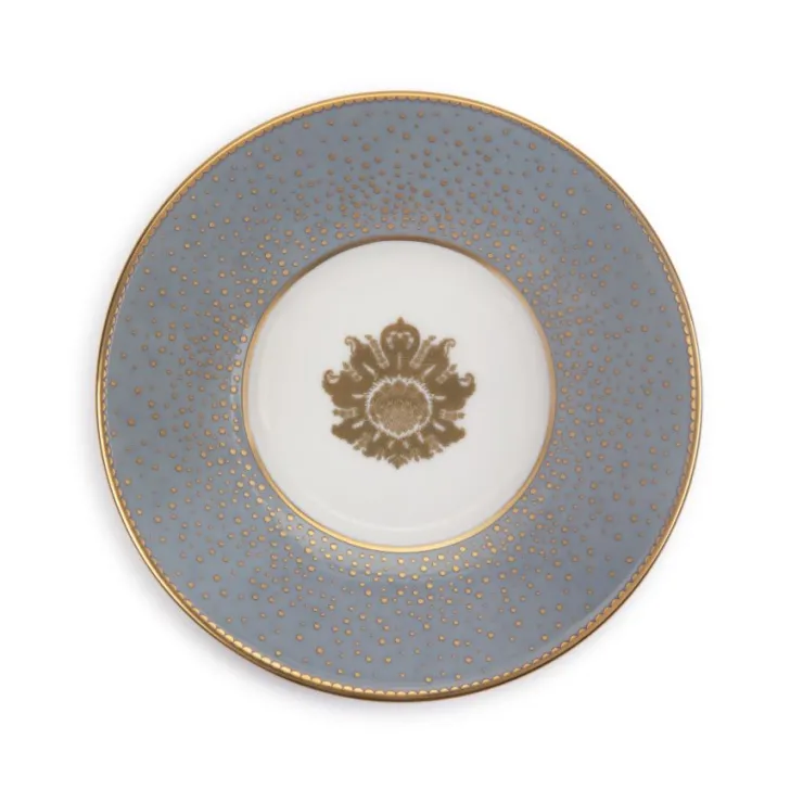 Acanthus Grey Coffee Cup And Saucer*Royal Collection Shop Outlet