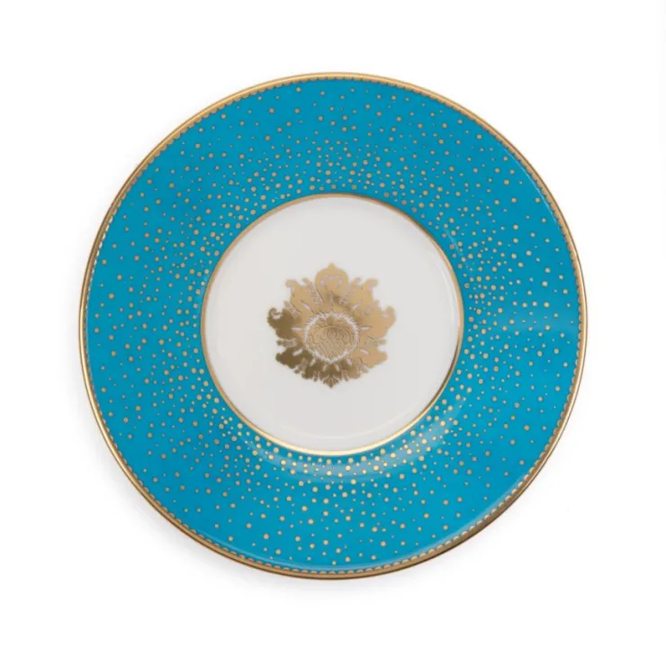 Acanthus Turquoise Coffee Cup And Saucer*Royal Collection Shop Best