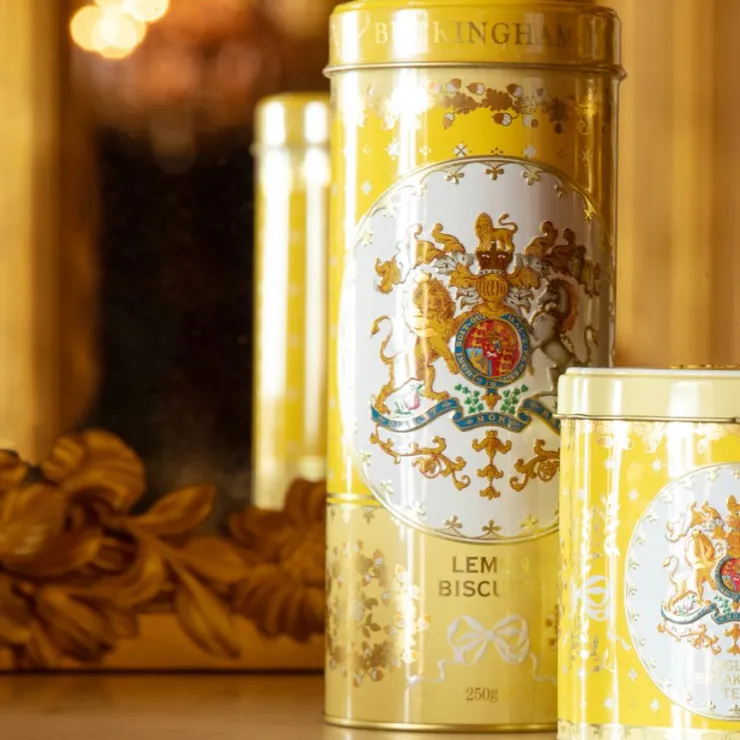 Buckingham Palace Lemon Shortbread Biscuit Tin*Royal Collection Shop Clearance