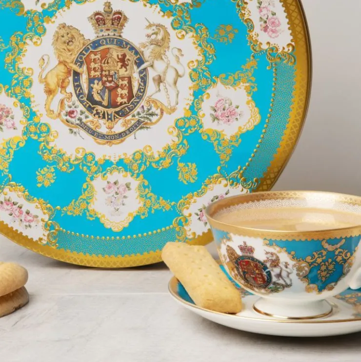 Coat Of Arms Teacup And Saucer*Royal Collection Shop Best