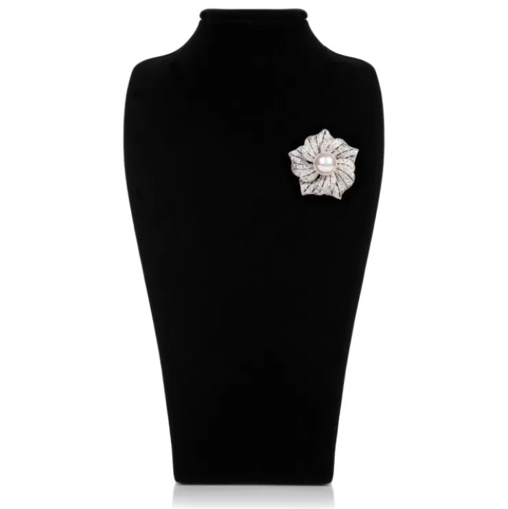 Flower With Pearl Brooch*Royal Collection Shop Outlet