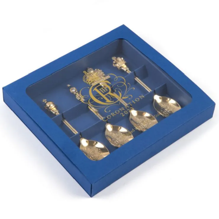 The Coronation Set Of Spoons*Royal Collection Shop New